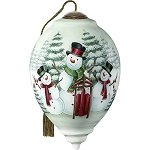 Ne'qwa Art and Inner Beauty Snowman Ornaments