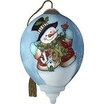 Ne'qwa Art and Inner Beauty Snowman Ornaments